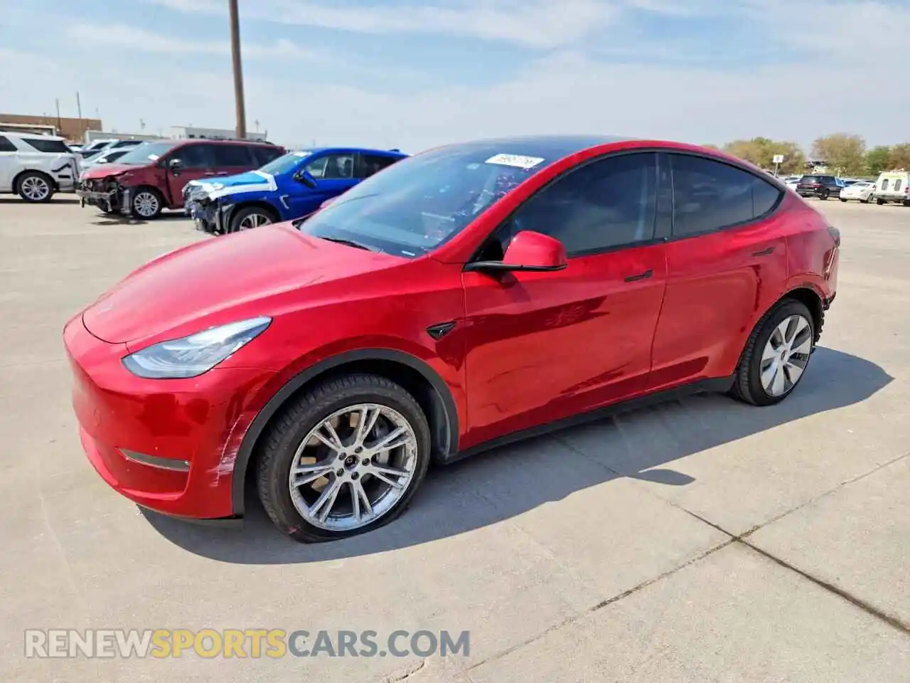 1 fotografías del automóvil dañado 7SAYGDEE2PA137804 TESLA MODEL Y 2023