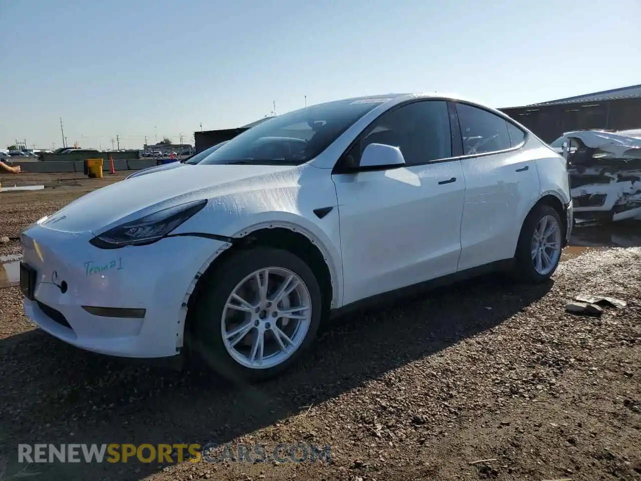 1 Photograph of a damaged car 7SAYGDEE2PA138337 TESLA MODEL Y 2023