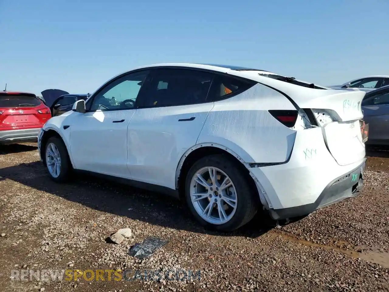 2 Photograph of a damaged car 7SAYGDEE2PA138337 TESLA MODEL Y 2023