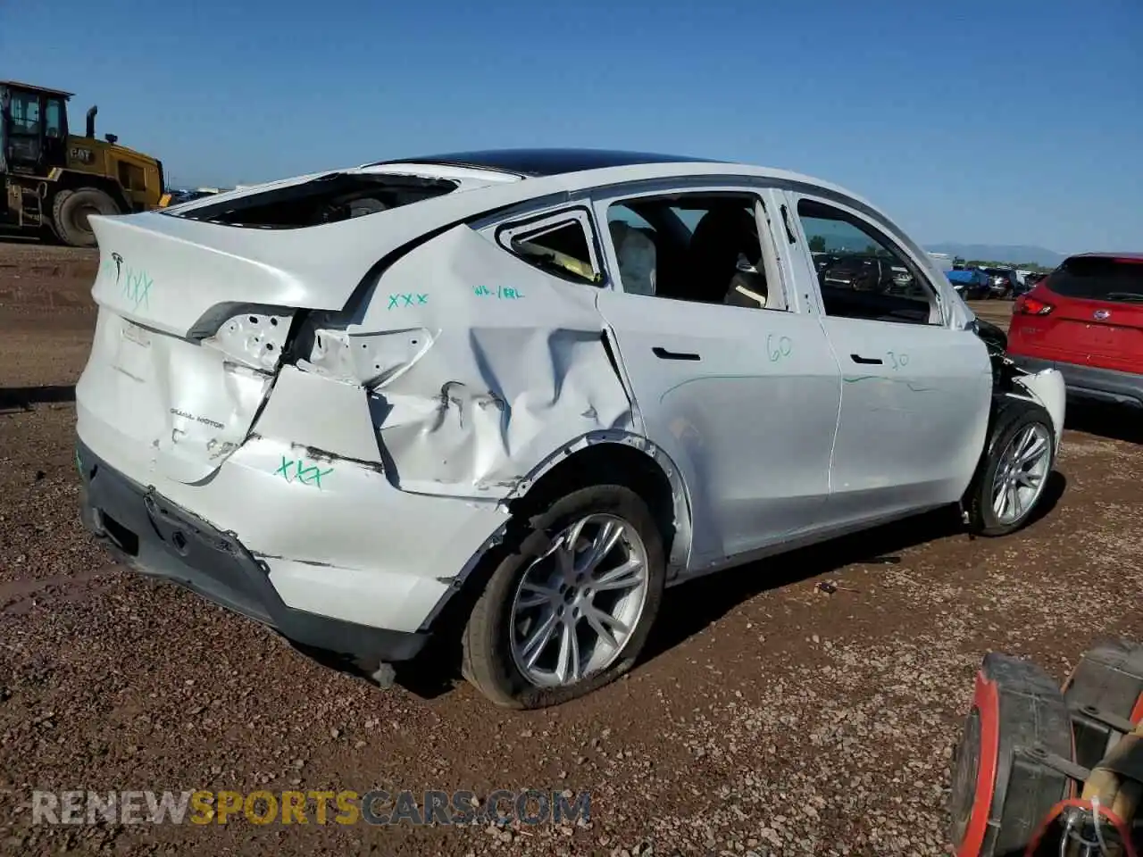 3 Photograph of a damaged car 7SAYGDEE2PA138337 TESLA MODEL Y 2023