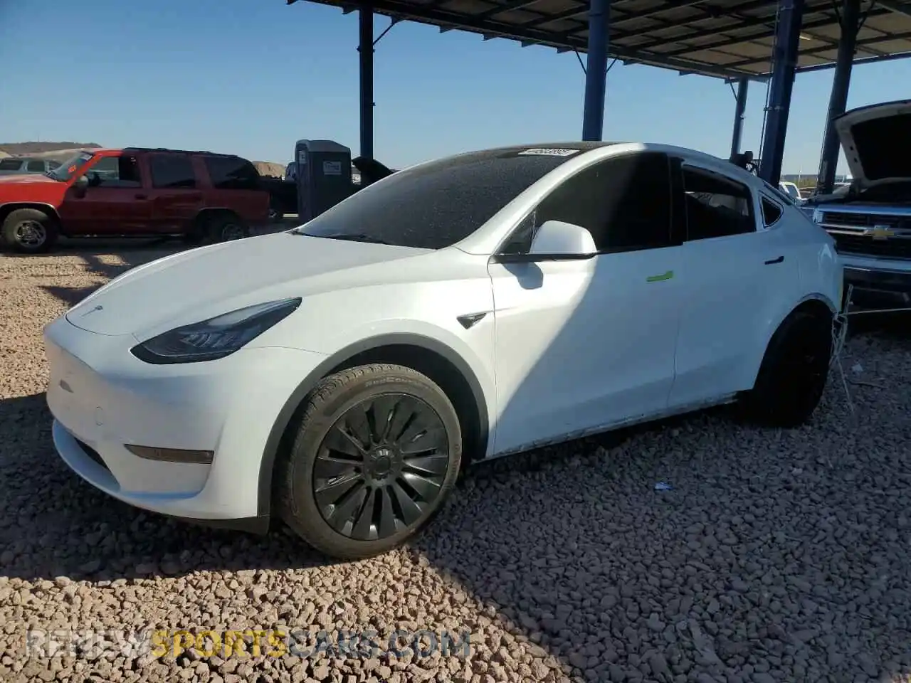 1 Photograph of a damaged car 7SAYGDEE2PA140699 TESLA MODEL Y 2023