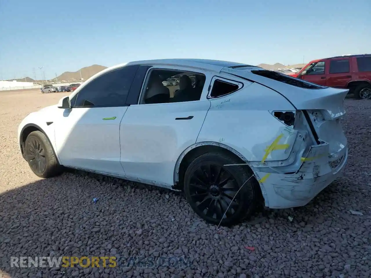 2 Photograph of a damaged car 7SAYGDEE2PA140699 TESLA MODEL Y 2023