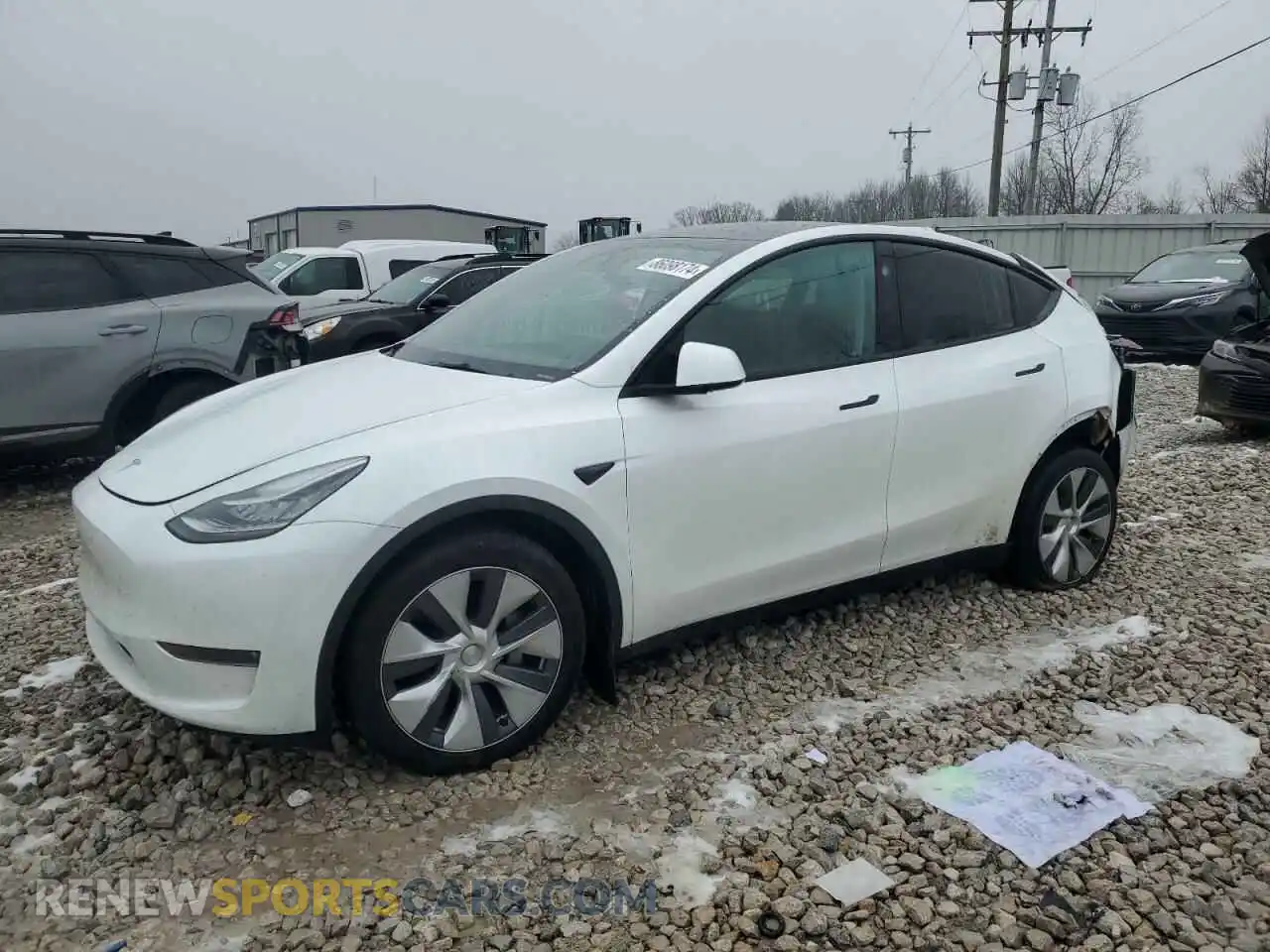 1 Photograph of a damaged car 7SAYGDEE2PA145496 TESLA MODEL Y 2023