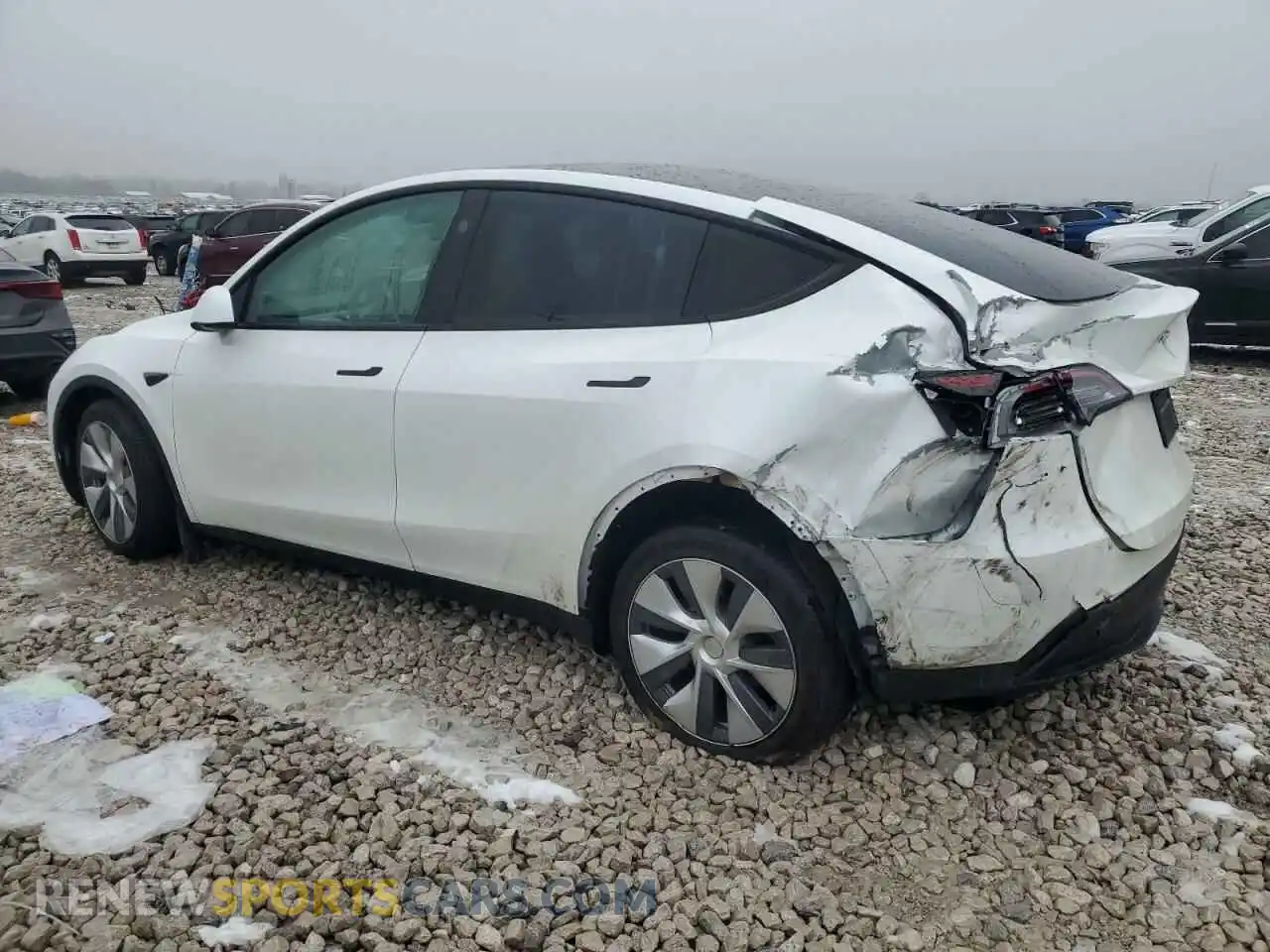 2 Photograph of a damaged car 7SAYGDEE2PA145496 TESLA MODEL Y 2023
