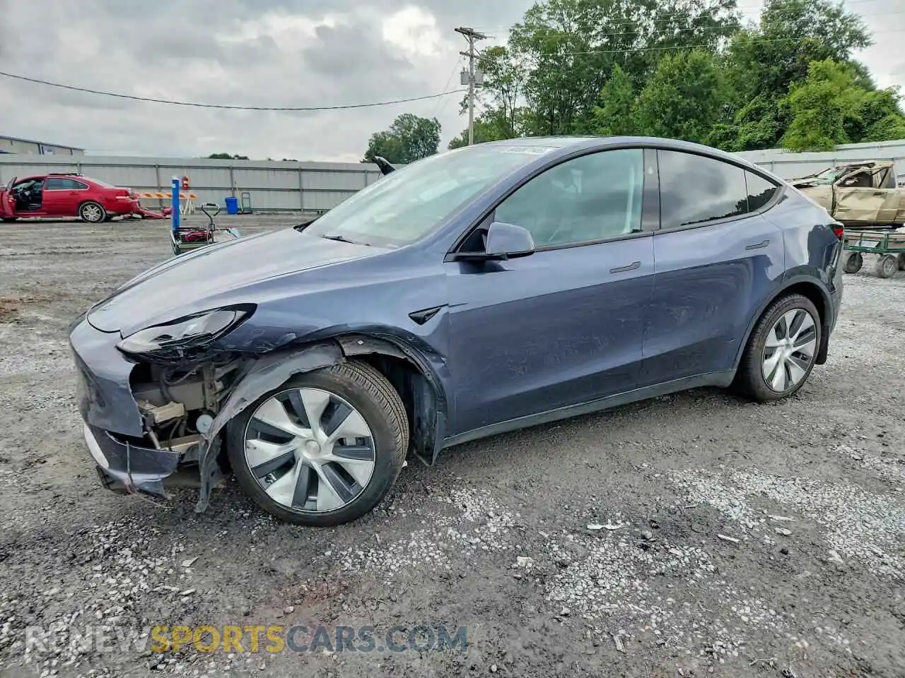 1 fotografías del automóvil dañado 7SAYGDEE2PA163786 TESLA MODEL Y 2023