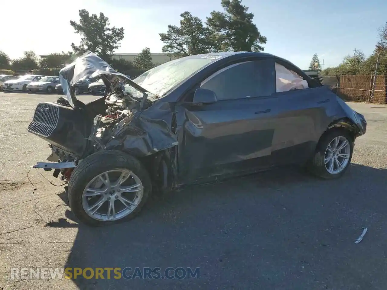 1 Photograph of a damaged car 7SAYGDEE2PA170155 TESLA MODEL Y 2023