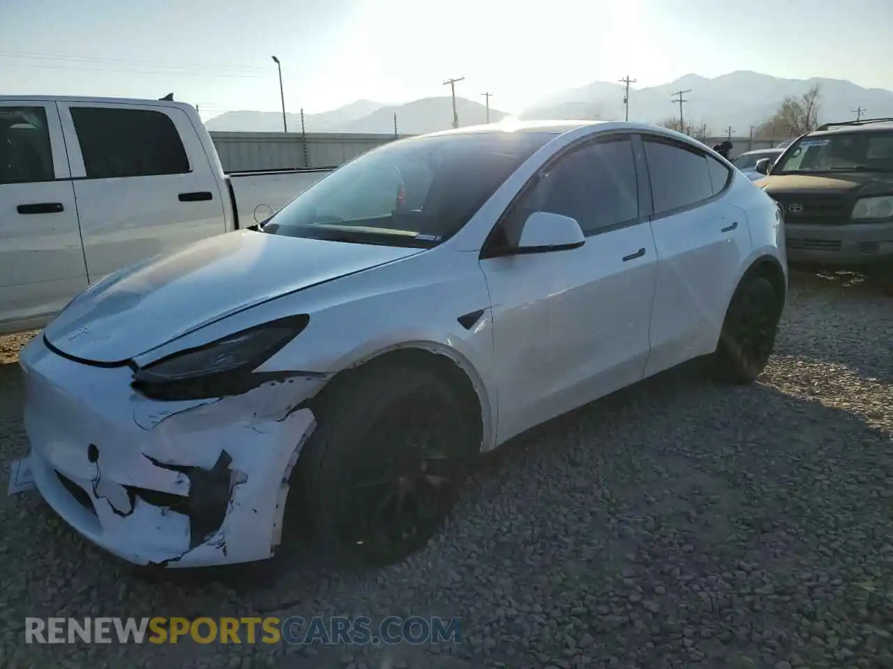 1 Photograph of a damaged car 7SAYGDEE2PA174271 TESLA MODEL Y 2023