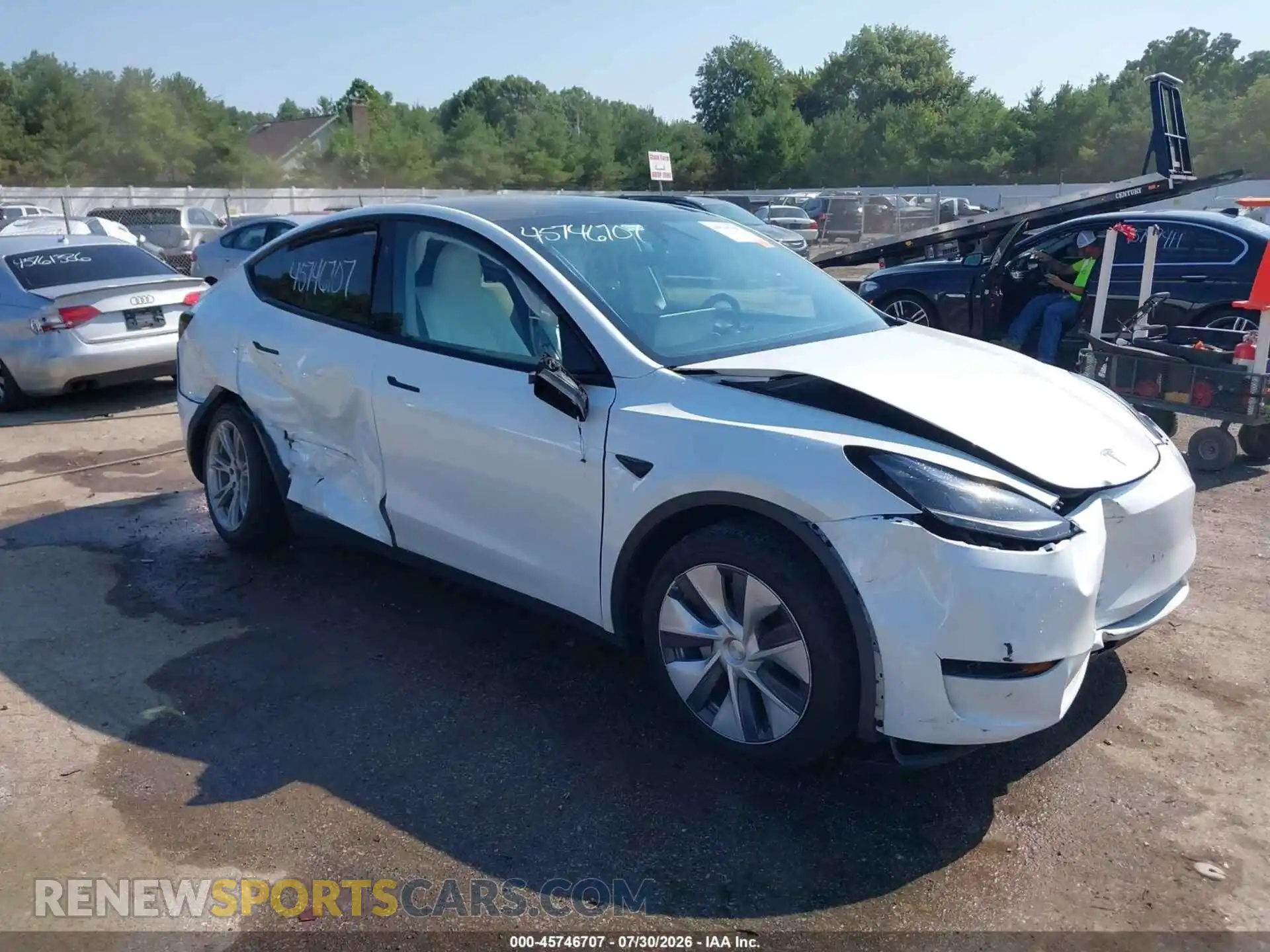 1 Фотография поврежденного автомобиля 7SAYGDEE2PA188204 TESLA MODEL Y 2023