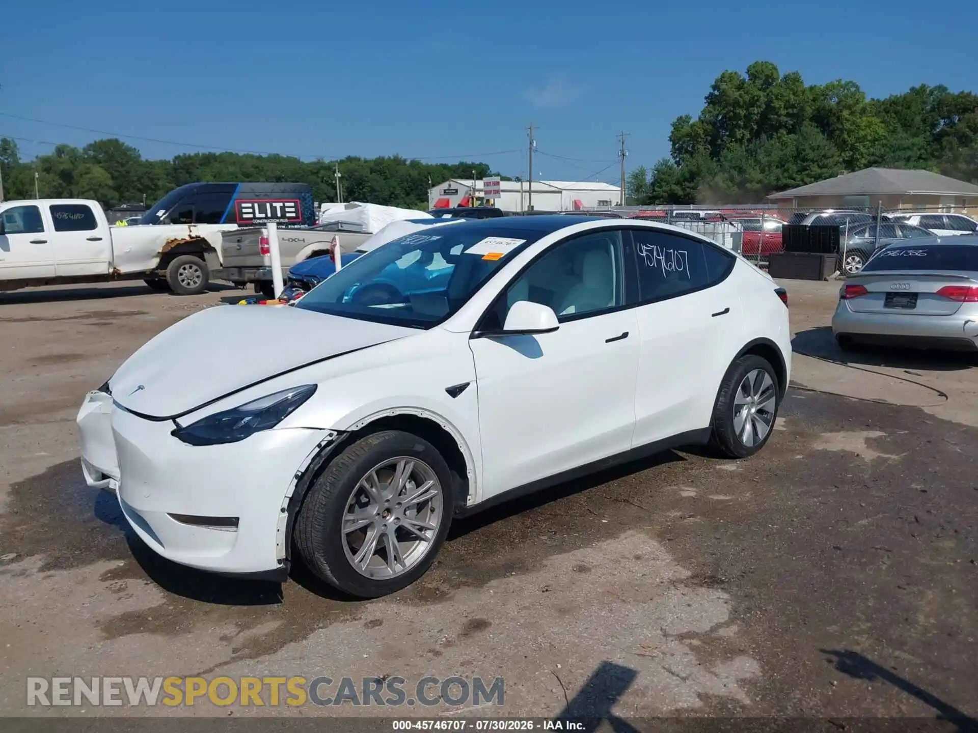 2 Фотография поврежденного автомобиля 7SAYGDEE2PA188204 TESLA MODEL Y 2023