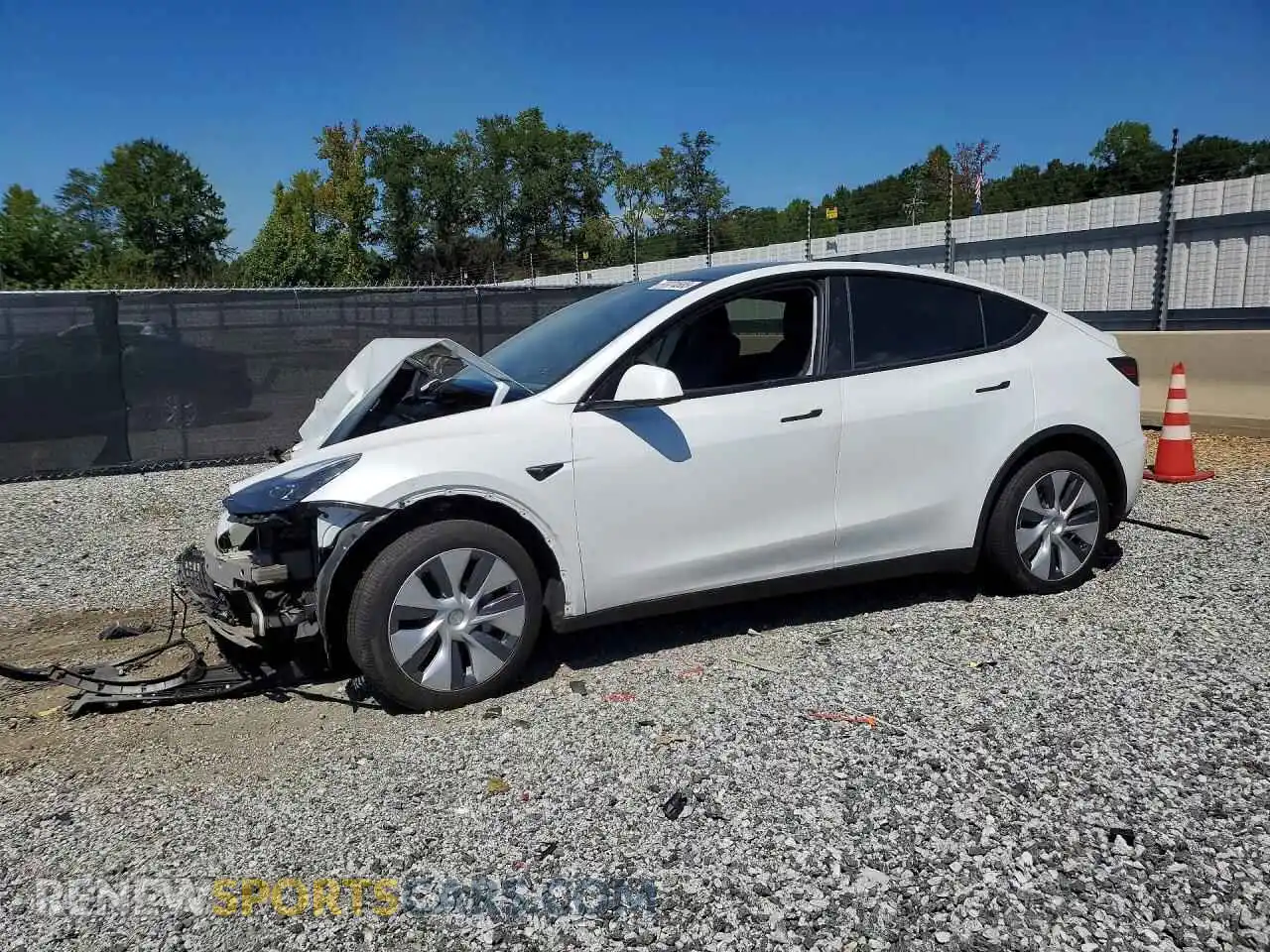 1 Фотография поврежденного автомобиля 7SAYGDEE2PA190678 TESLA MODEL Y 2023