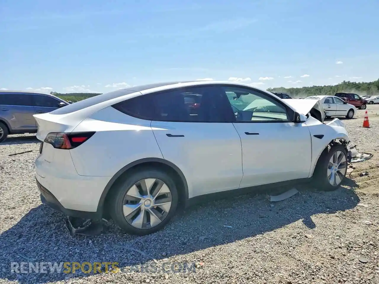 3 Фотография поврежденного автомобиля 7SAYGDEE2PA190678 TESLA MODEL Y 2023