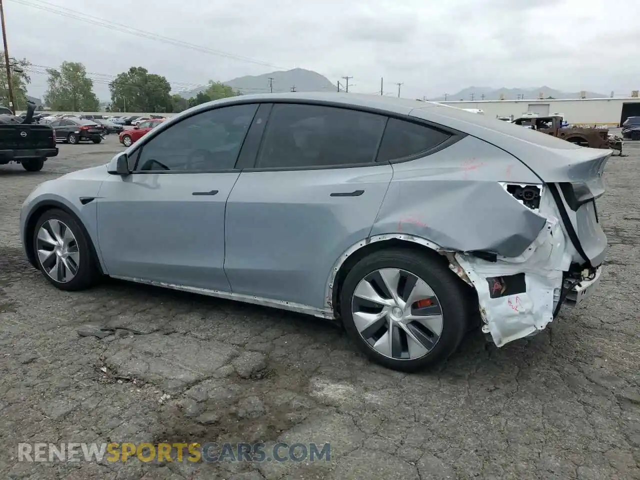 2 Photograph of a damaged car 7SAYGDEE2PA192222 TESLA MODEL Y 2023