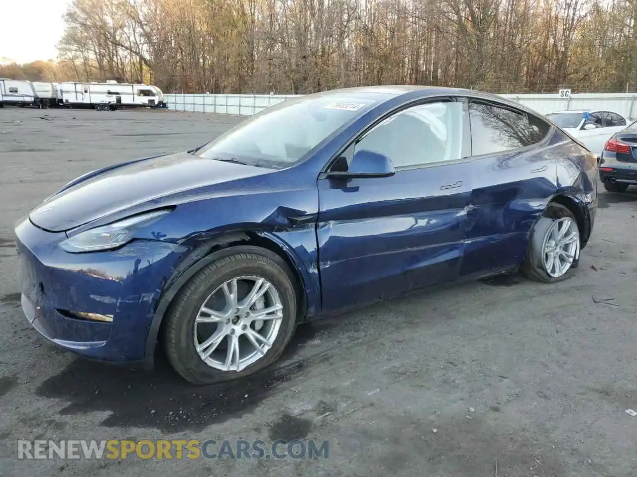 1 Photograph of a damaged car 7SAYGDEE2PA193399 TESLA MODEL Y 2023