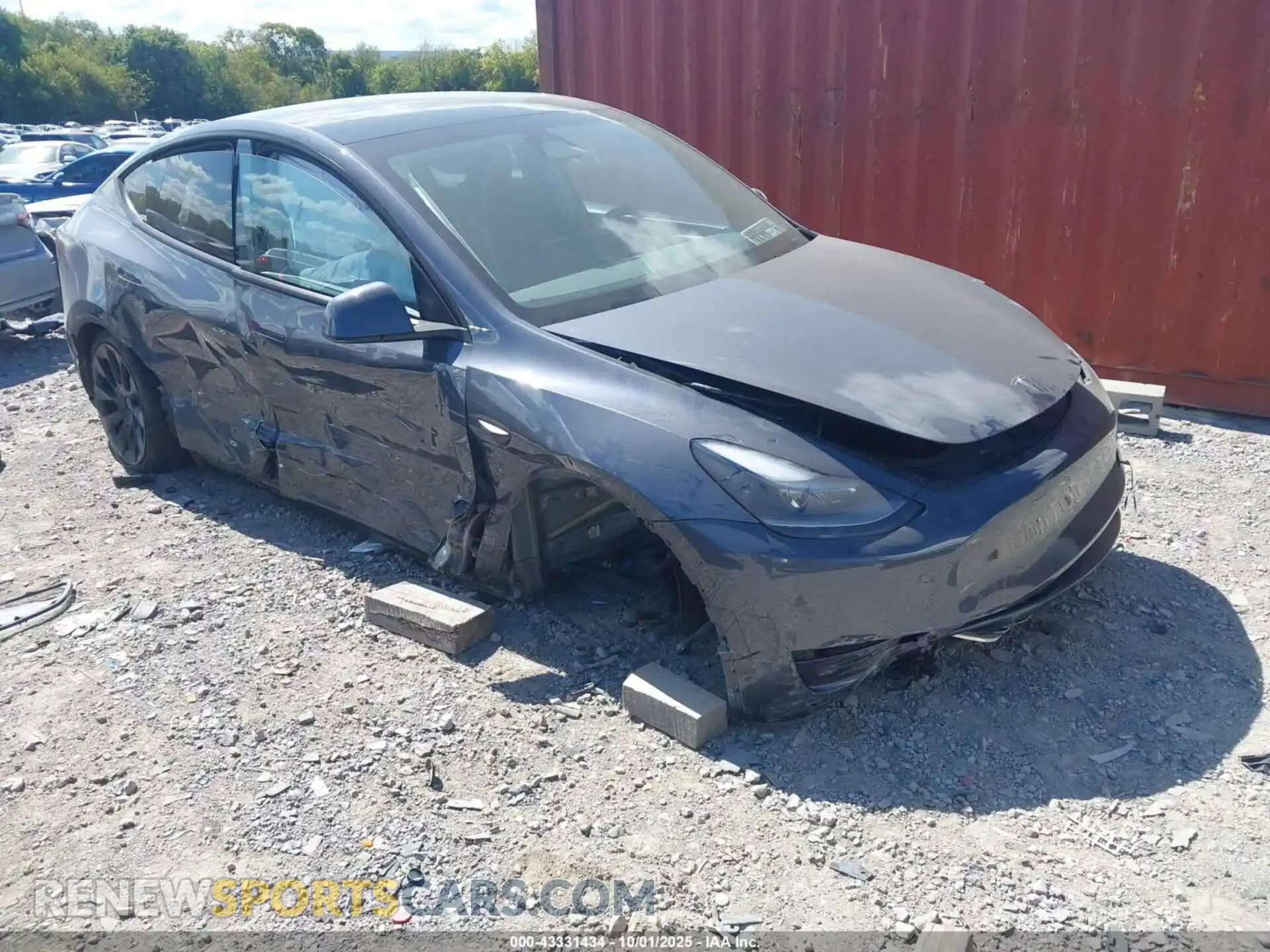 1 Photograph of a damaged car 7SAYGDEE2PA197663 TESLA MODEL Y 2023