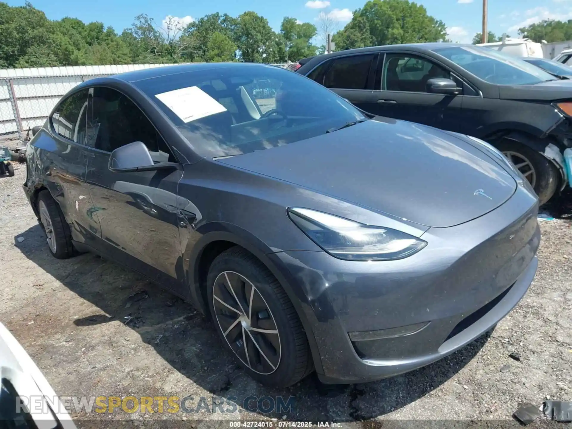 1 Photograph of a damaged car 7SAYGDEE2PA201632 TESLA MODEL Y 2023