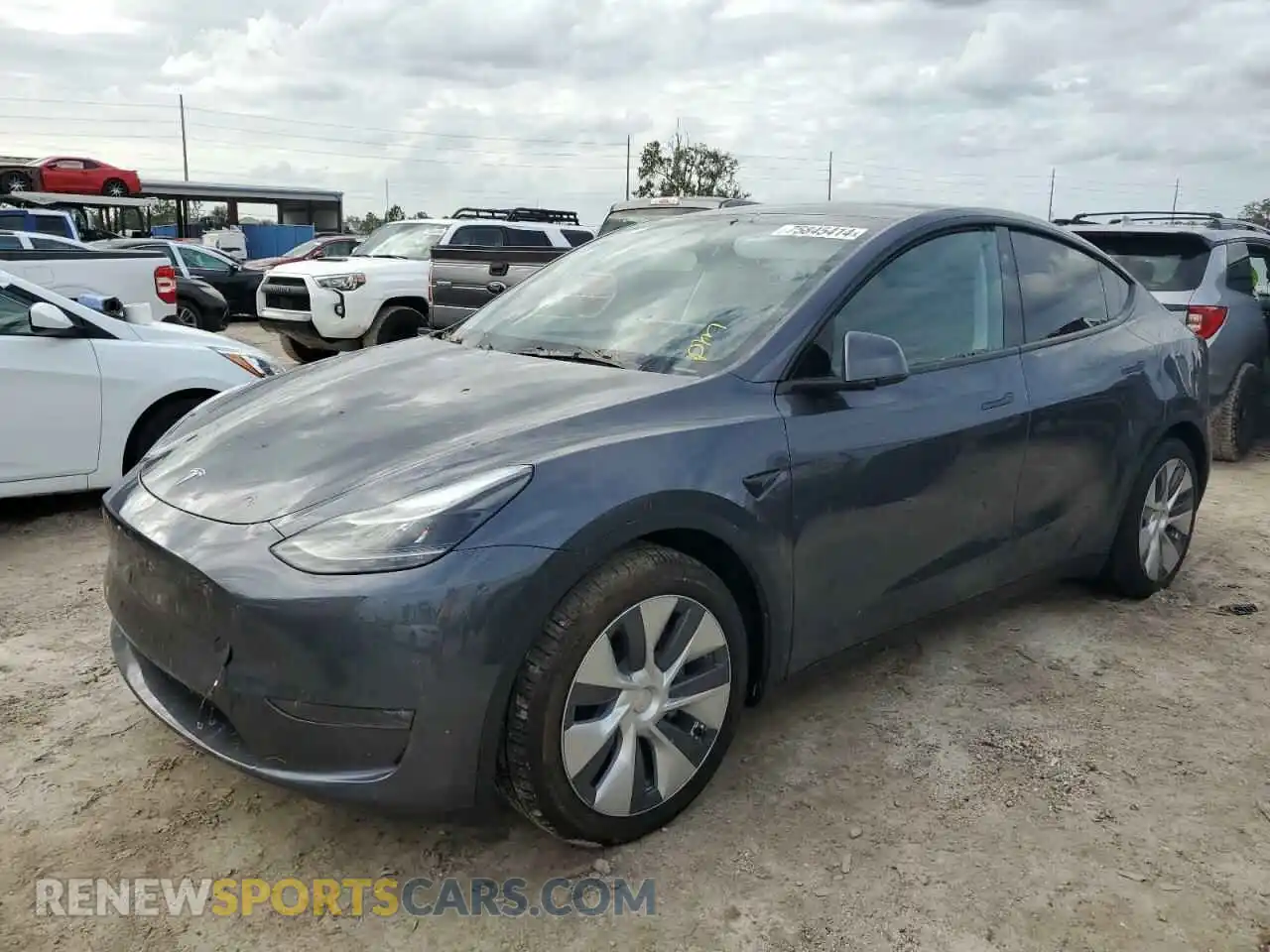 1 Photograph of a damaged car 7SAYGDEE2PA202344 TESLA MODEL Y 2023