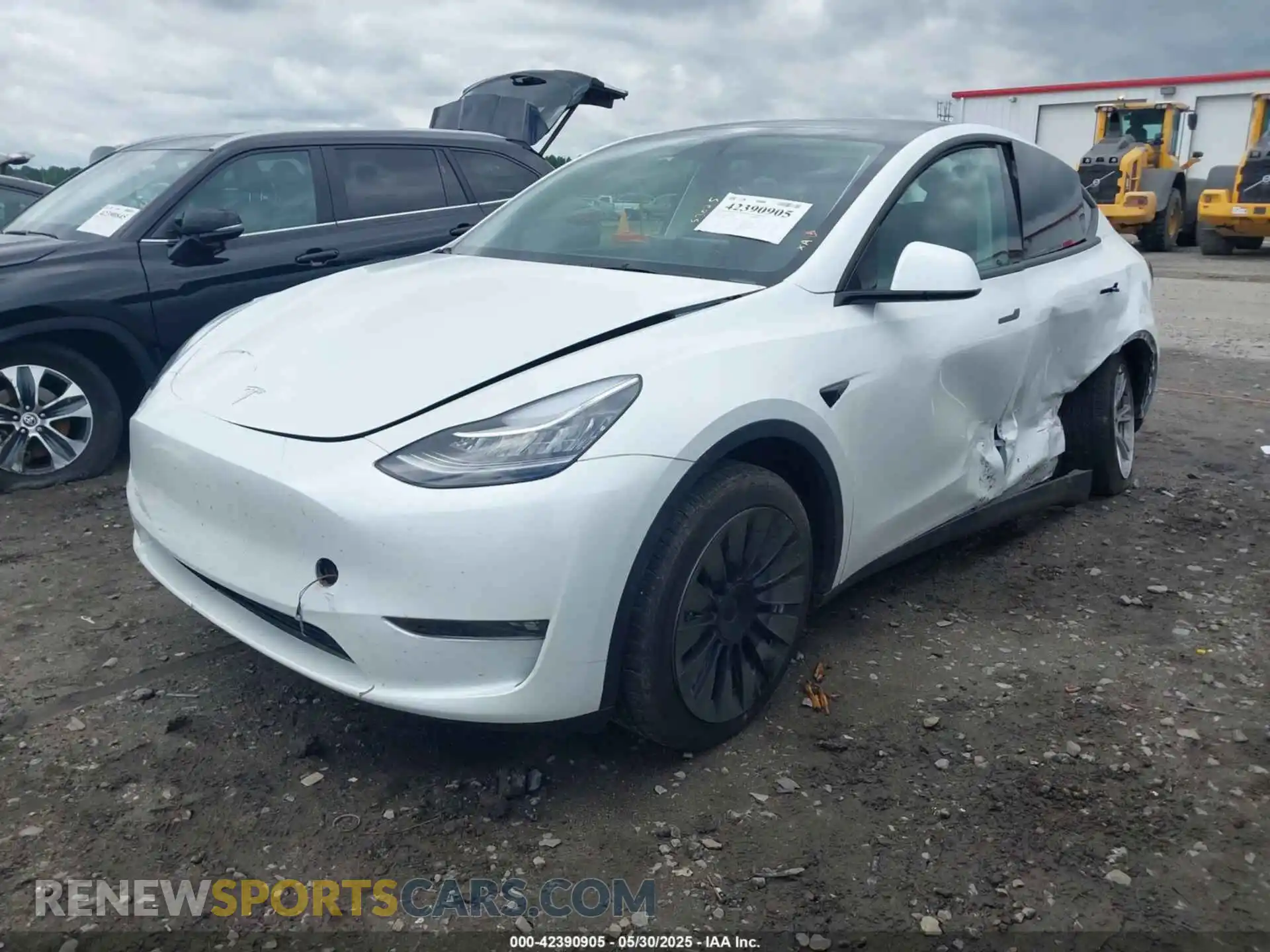 2 Фотография поврежденного автомобиля 7SAYGDEE2PF610507 TESLA MODEL Y 2023