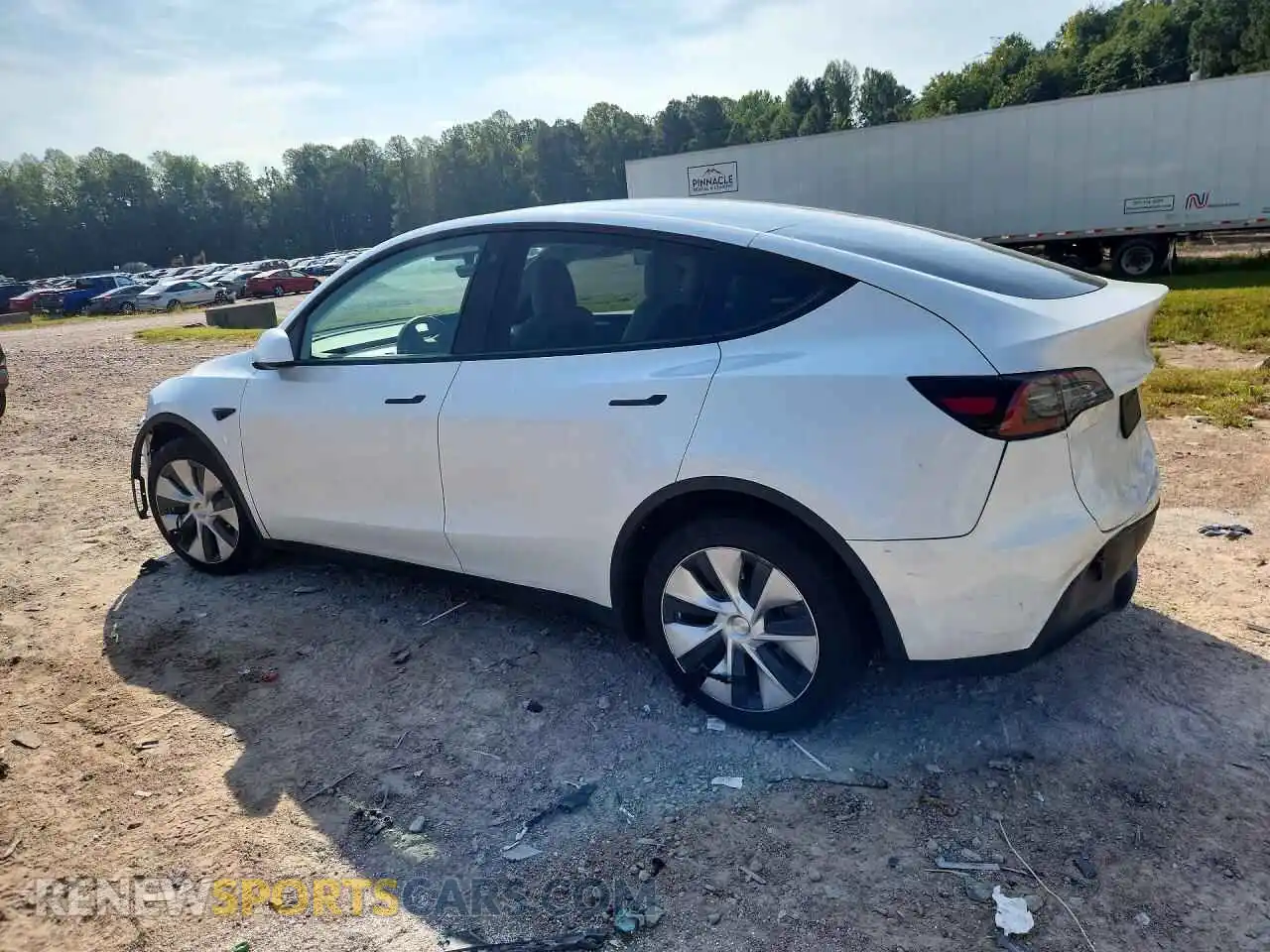 2 Photograph of a damaged car 7SAYGDEE2PF616940 TESLA MODEL Y 2023