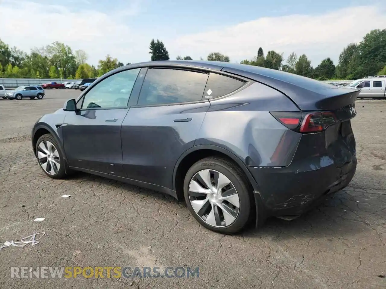 2 Photograph of a damaged car 7SAYGDEE2PF620888 TESLA MODEL Y 2023