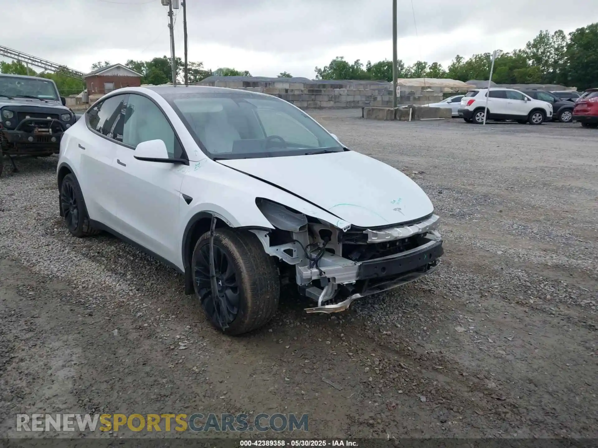 1 Photograph of a damaged car 7SAYGDEE2PF631955 TESLA MODEL Y 2023