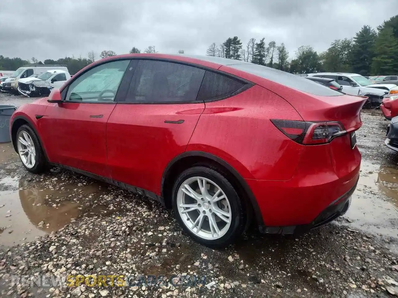 2 Photograph of a damaged car 7SAYGDEE2PF661294 TESLA MODEL Y 2023