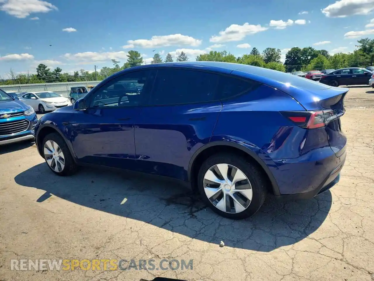 2 Фотография поврежденного автомобиля 7SAYGDEE2PF663031 TESLA MODEL Y 2023