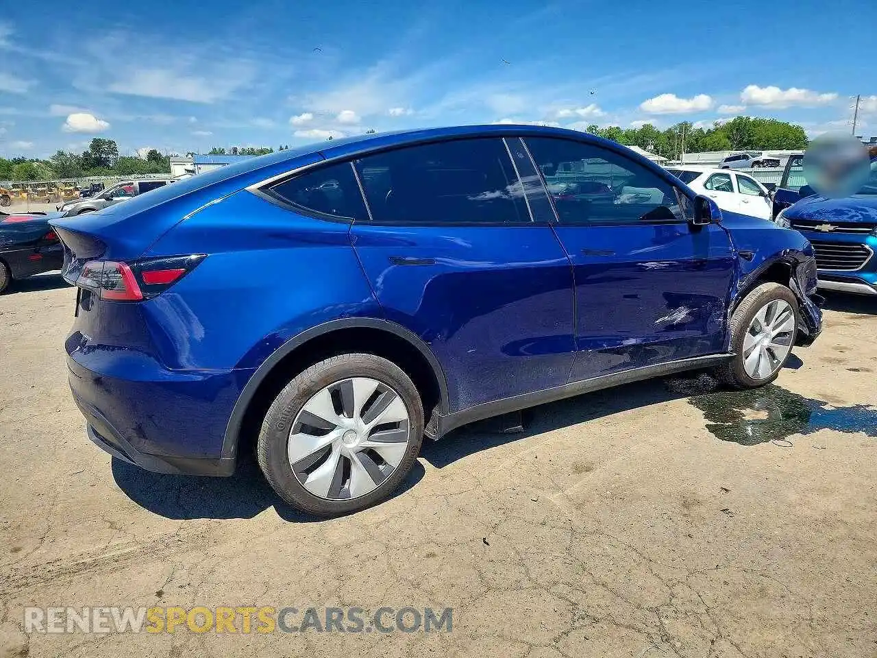 3 Фотография поврежденного автомобиля 7SAYGDEE2PF663031 TESLA MODEL Y 2023