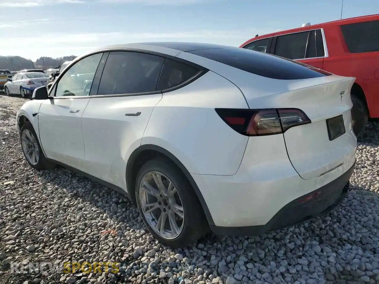 2 Photograph of a damaged car 7SAYGDEE2PF668360 TESLA MODEL Y 2023