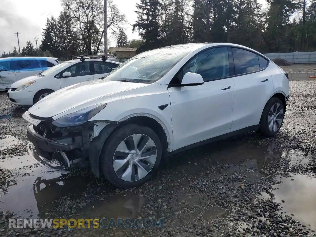 1 Photograph of a damaged car 7SAYGDEE2PF687314 TESLA MODEL Y 2023