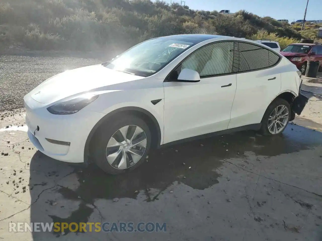 1 Photograph of a damaged car 7SAYGDEE2PF711689 TESLA MODEL Y 2023