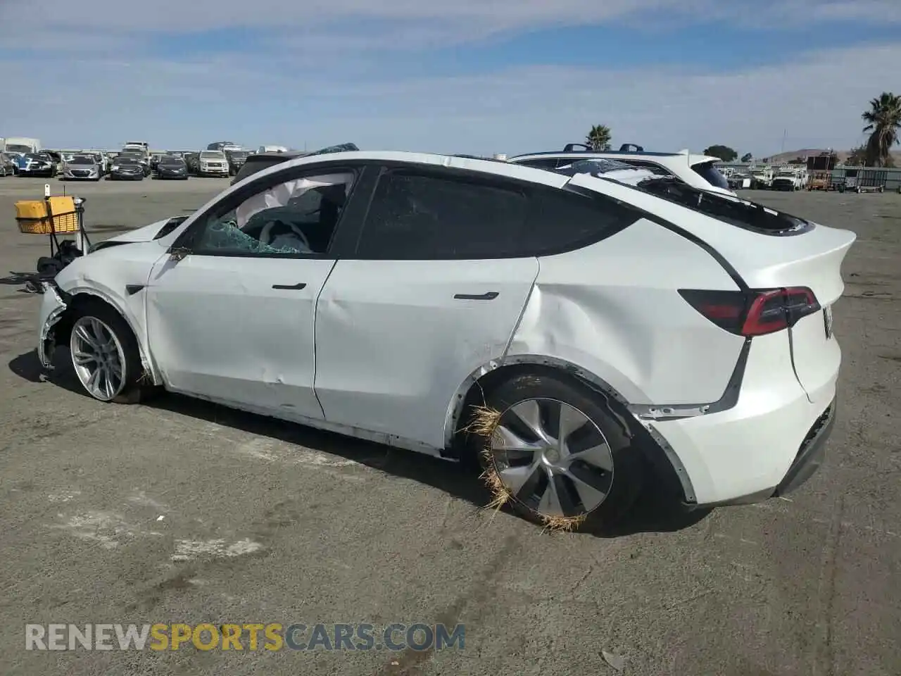 2 Photograph of a damaged car 7SAYGDEE2PF738780 TESLA MODEL Y 2023