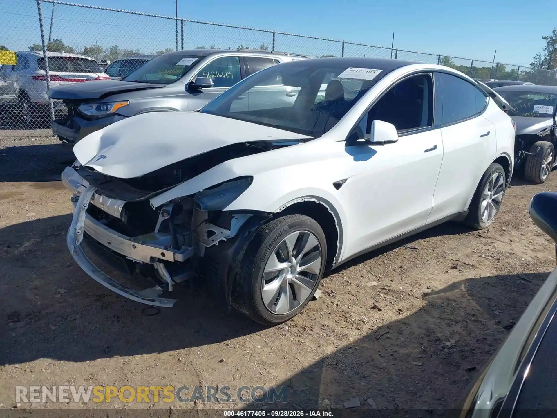 2 Photograph of a damaged car 7SAYGDEE2PF767003 TESLA MODEL Y 2023