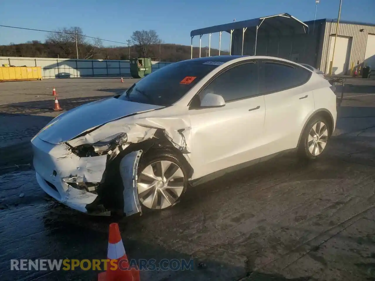 1 Photograph of a damaged car 7SAYGDEE2PF784609 TESLA MODEL Y 2023