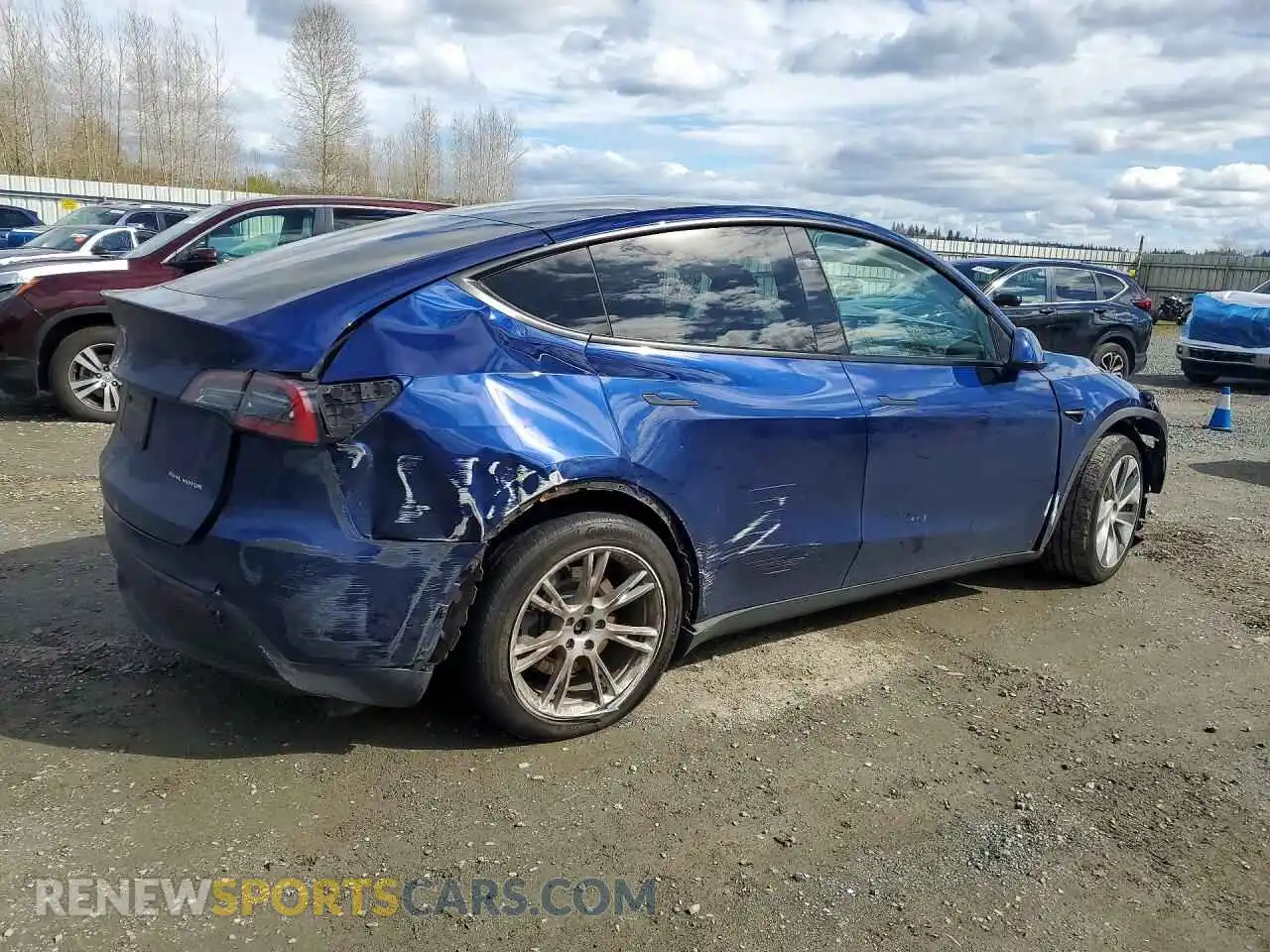 3 Photograph of a damaged car 7SAYGDEE2PF790605 TESLA MODEL Y 2023