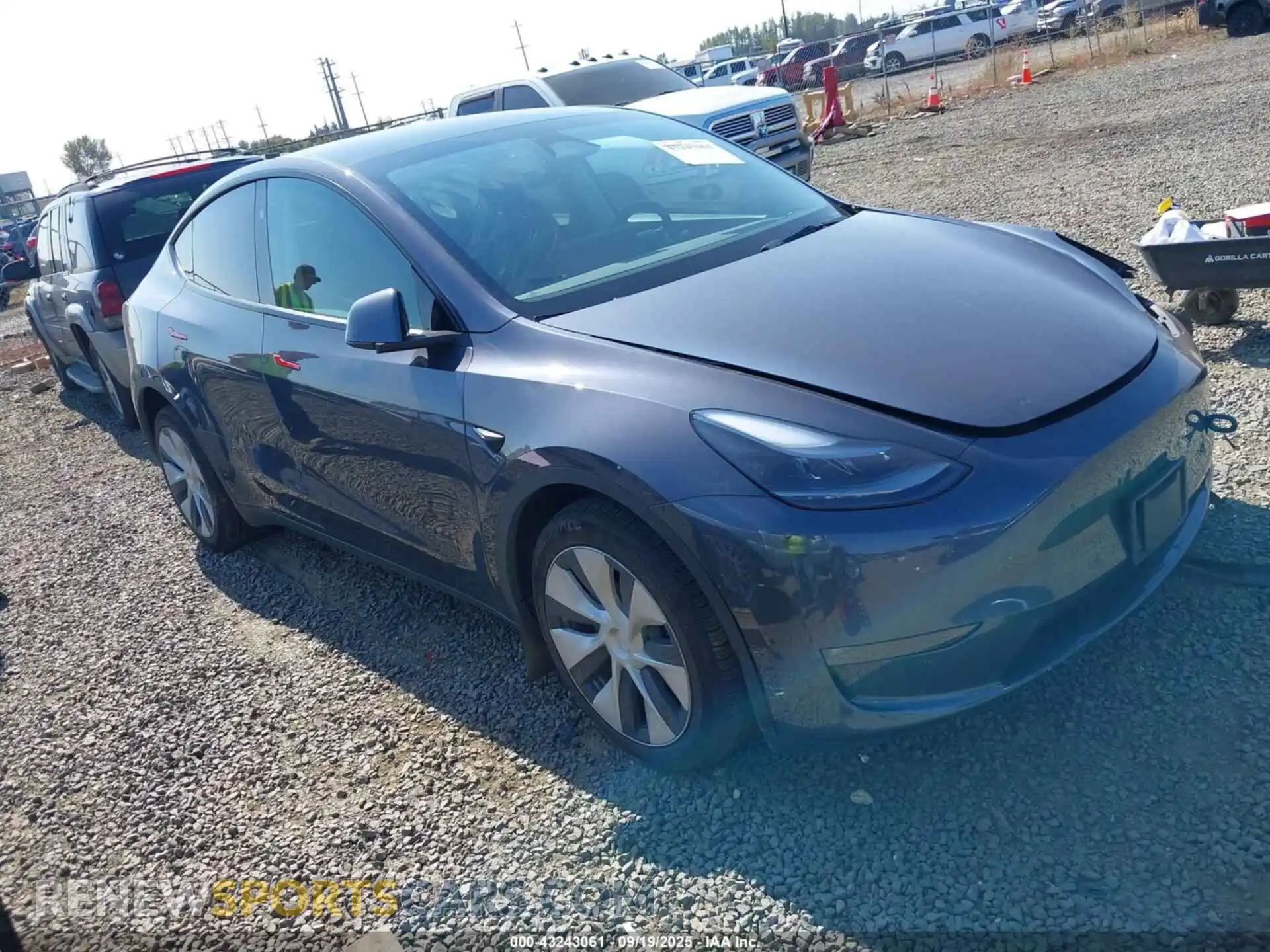 1 Photograph of a damaged car 7SAYGDEE2PF805829 TESLA MODEL Y 2023