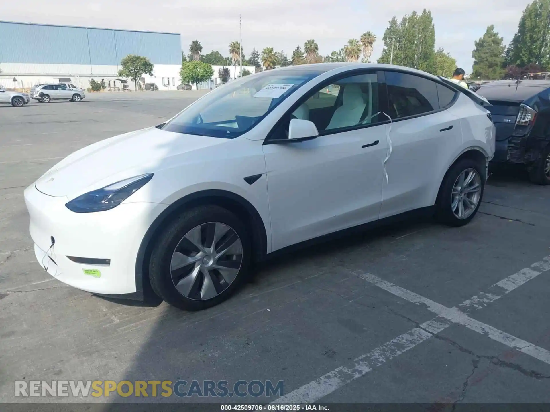 2 Photograph of a damaged car 7SAYGDEE2PF832769 TESLA MODEL Y 2023