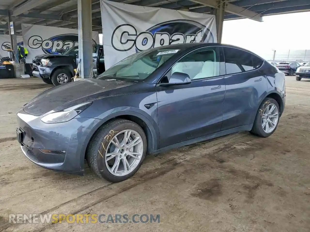 1 Photograph of a damaged car 7SAYGDEE2PF833176 TESLA MODEL Y 2023