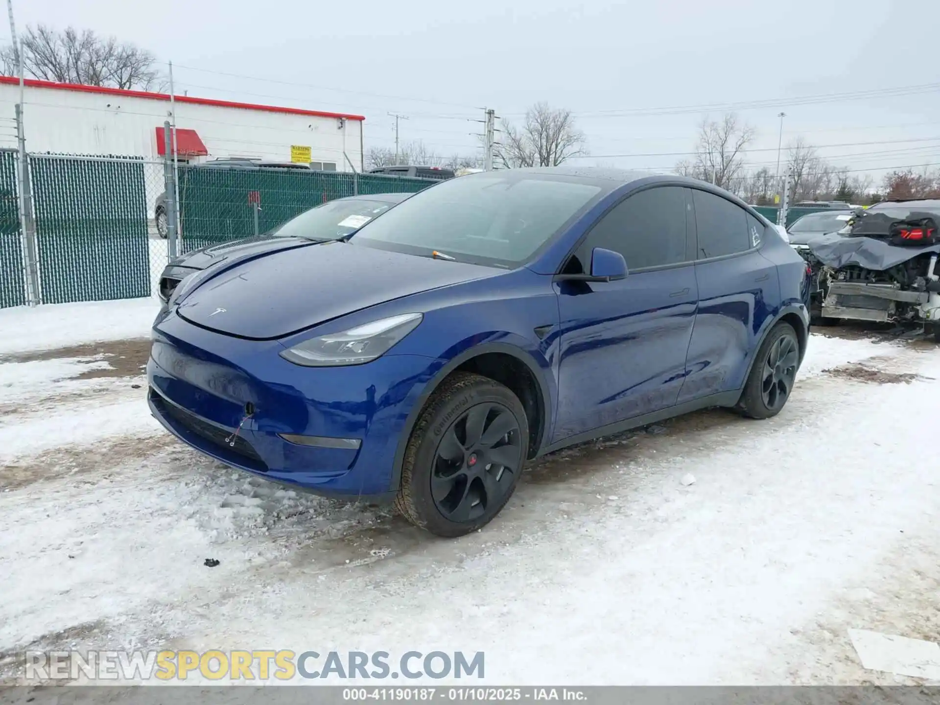2 Photograph of a damaged car 7SAYGDEE2PF837373 TESLA MODEL Y 2023