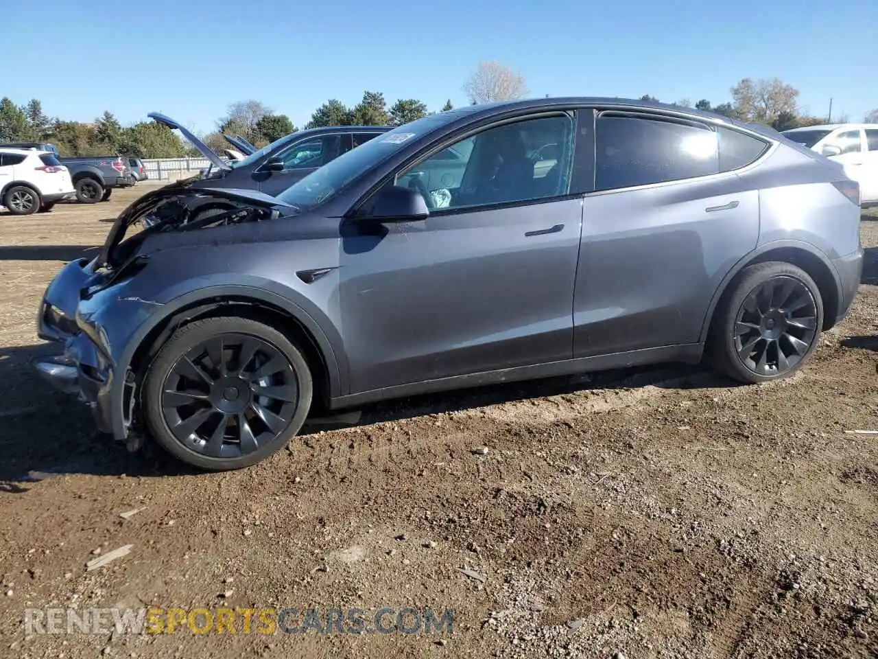 1 Photograph of a damaged car 7SAYGDEE2PF858076 TESLA MODEL Y 2023