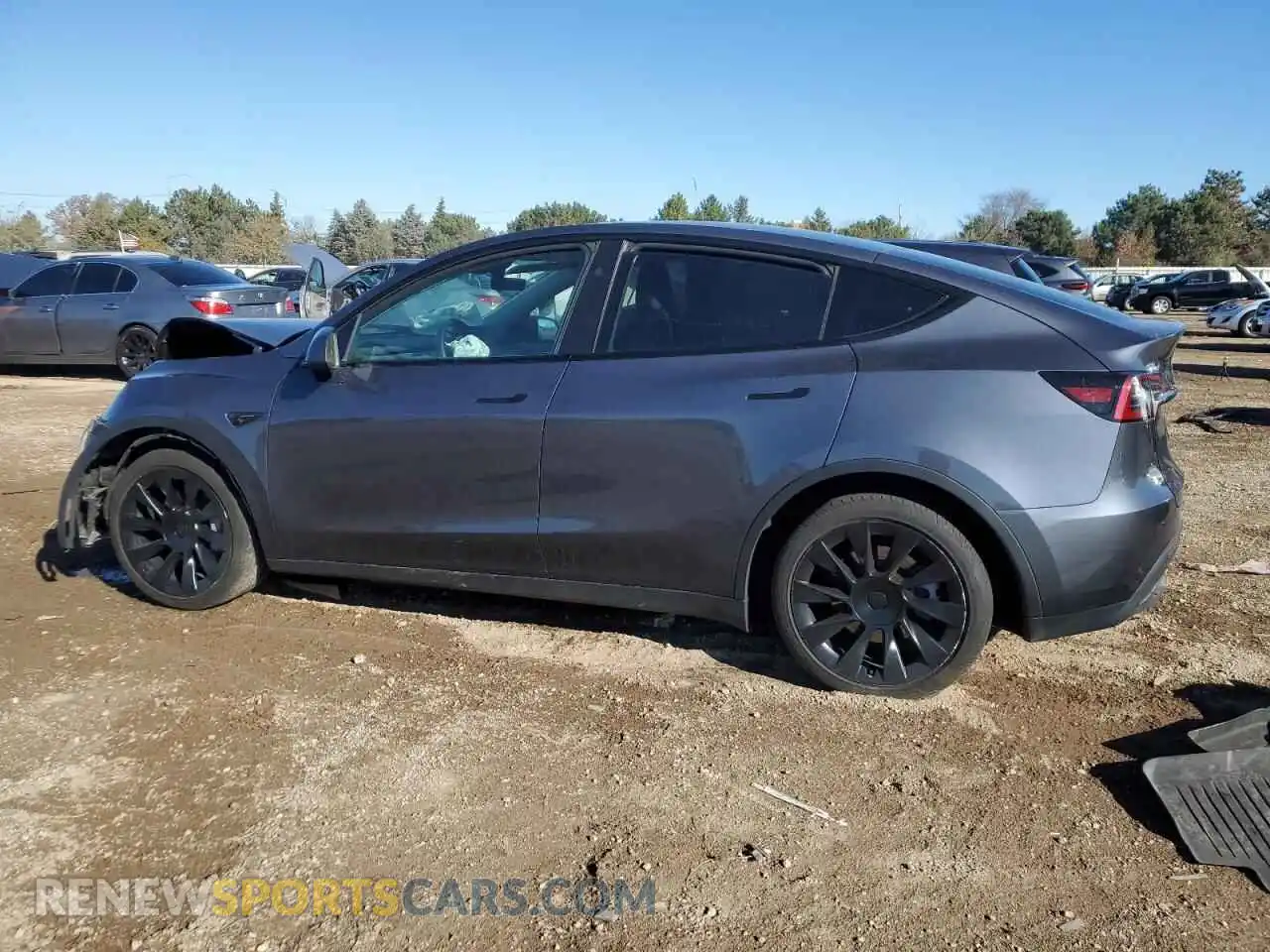 2 Photograph of a damaged car 7SAYGDEE2PF858076 TESLA MODEL Y 2023