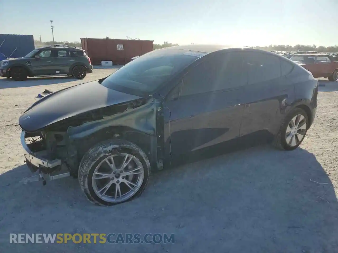 1 Photograph of a damaged car 7SAYGDEE2PF888520 TESLA MODEL Y 2023