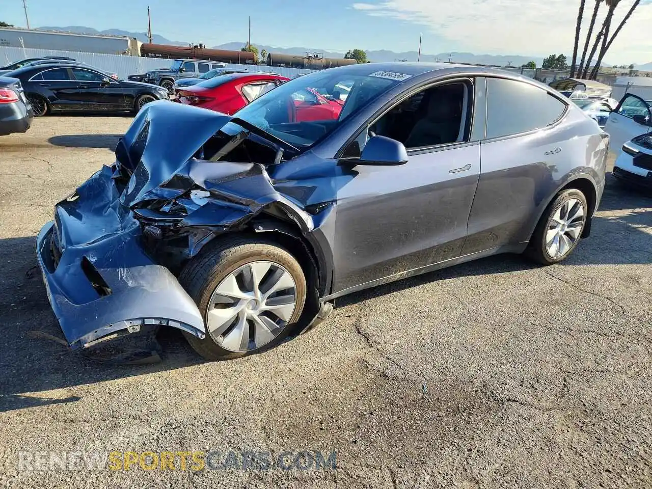 1 Photograph of a damaged car 7SAYGDEE2PF899422 TESLA MODEL Y 2023