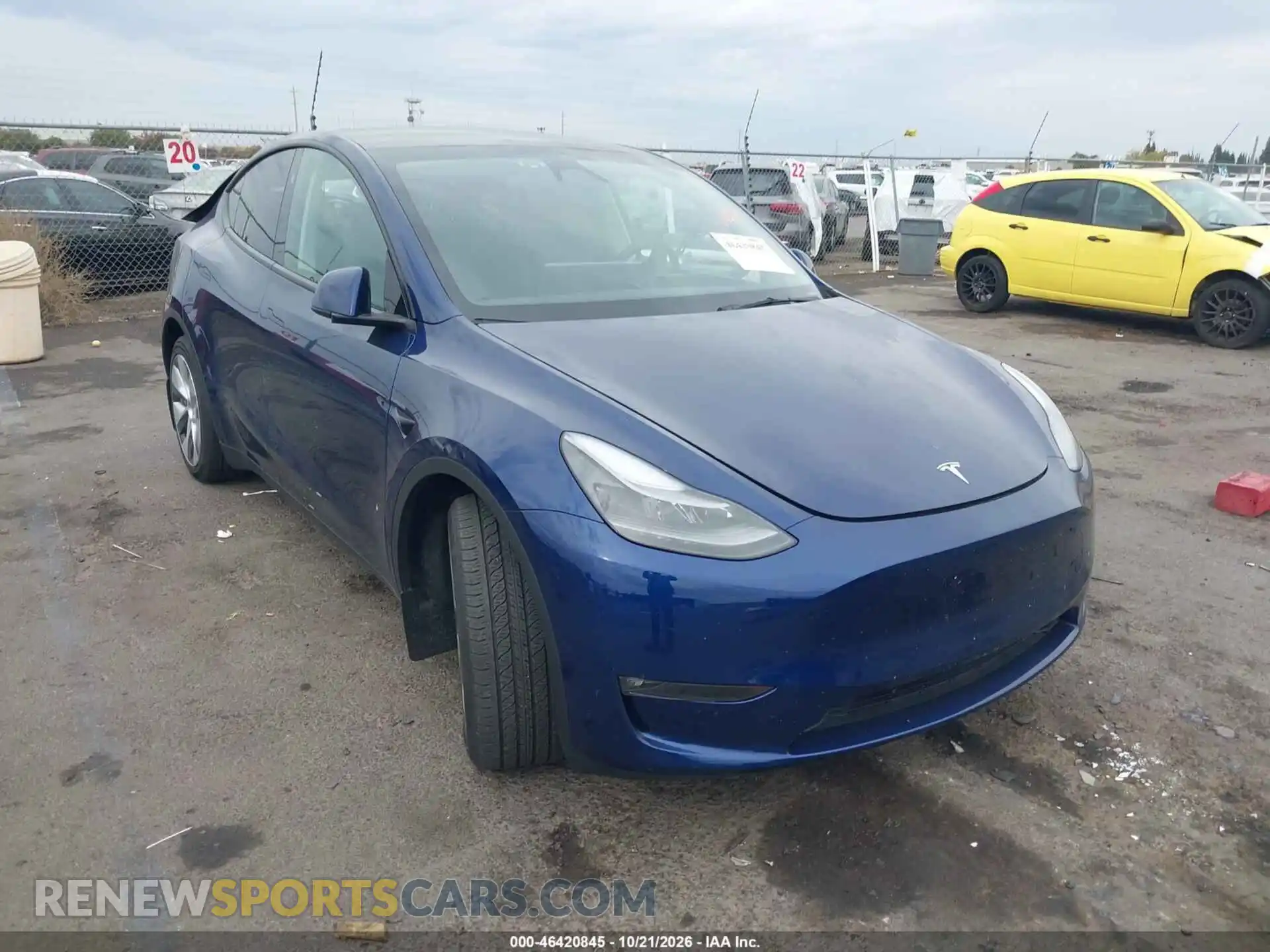 1 Photograph of a damaged car 7SAYGDEE2PF936131 TESLA MODEL Y 2023