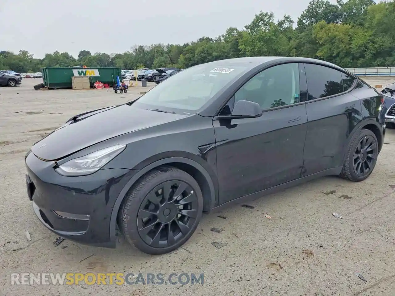 1 Photograph of a damaged car 7SAYGDEE3PA025819 TESLA MODEL Y 2023