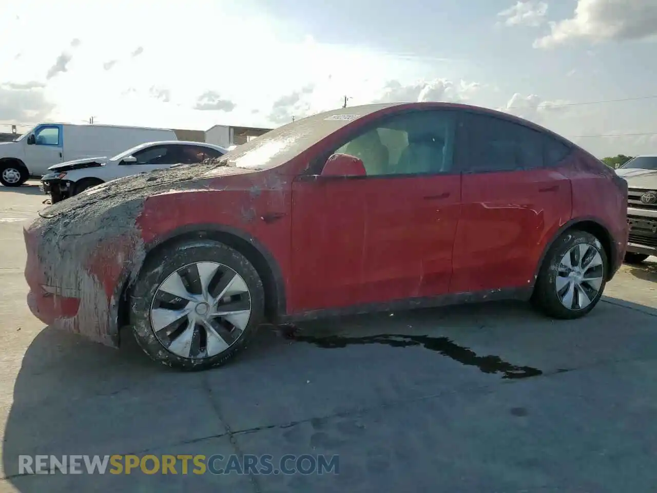 1 Photograph of a damaged car 7SAYGDEE3PA028462 TESLA MODEL Y 2023