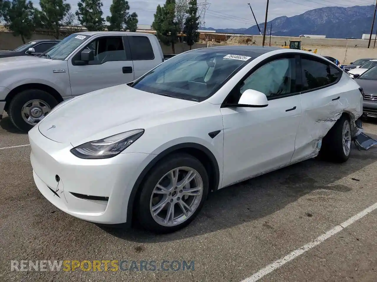 1 Photograph of a damaged car 7SAYGDEE3PA030132 TESLA MODEL Y 2023