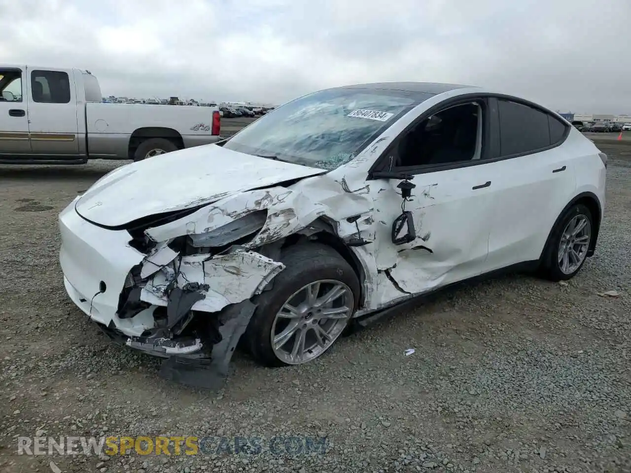 1 Photograph of a damaged car 7SAYGDEE3PA066600 TESLA MODEL Y 2023