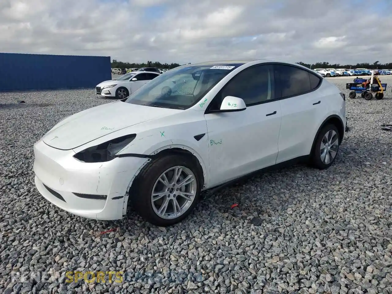 1 Photograph of a damaged car 7SAYGDEE3PA069402 TESLA MODEL Y 2023