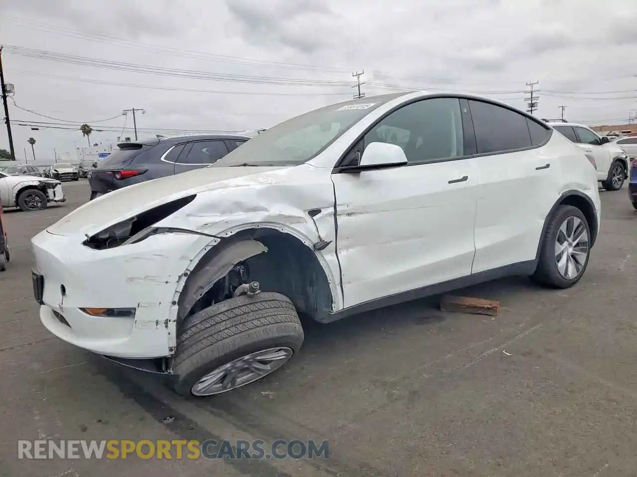 1 fotografías del automóvil dañado 7SAYGDEE3PA075149 TESLA MODEL Y 2023