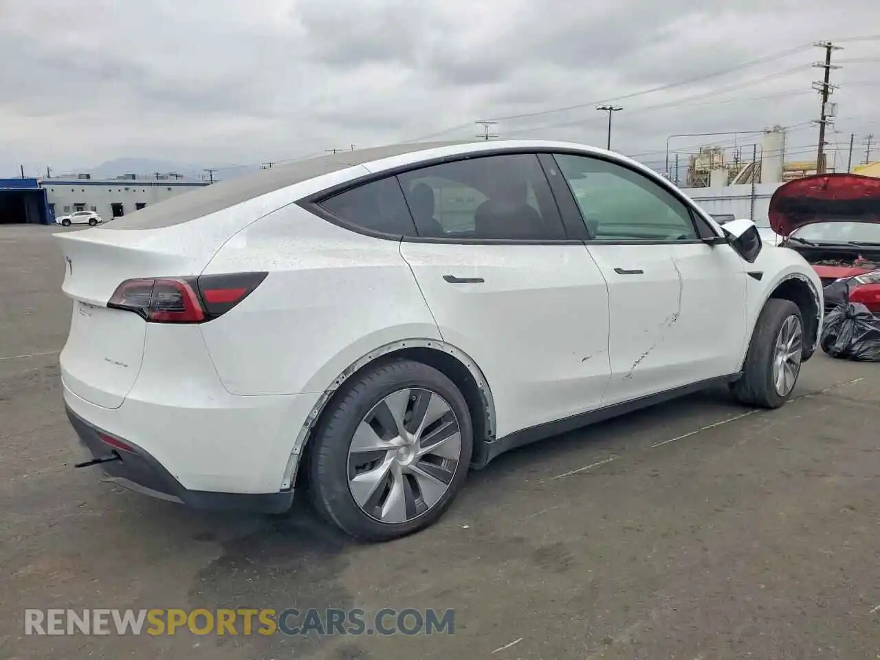 3 fotografías del automóvil dañado 7SAYGDEE3PA075149 TESLA MODEL Y 2023